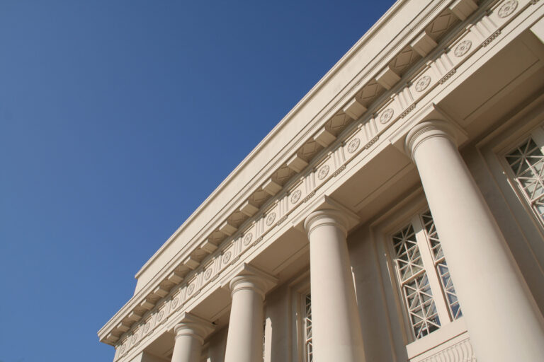 Columned building