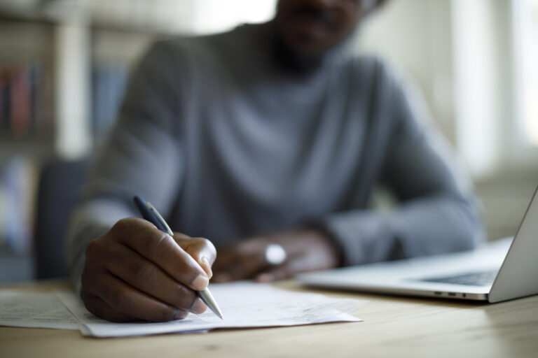 Man working
